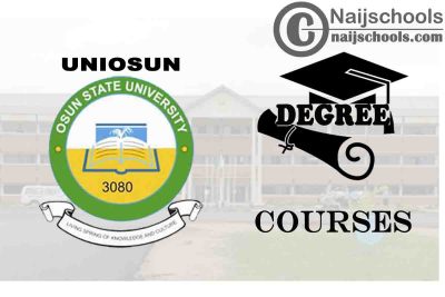 Degree Courses Offered in UNIOSUN for Students
