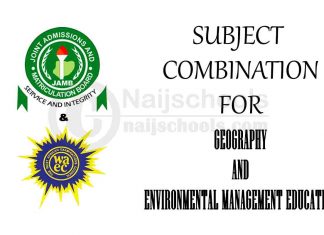 Subject Combination for Geography and Environmental Management Education