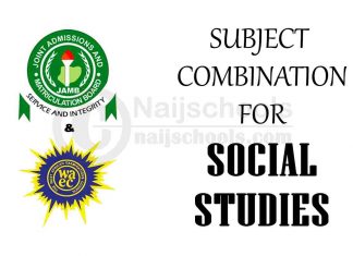 JAMB & WAEC Subject Combination for Social Studies