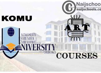 KOMU Courses for Art Students to Study; Full List