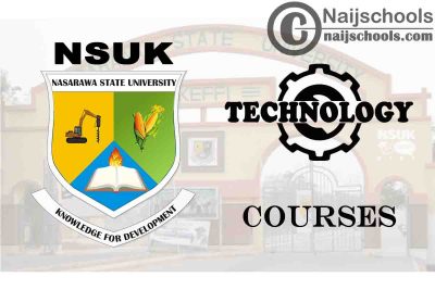 NSUK Courses for Technology & Engineering Students 