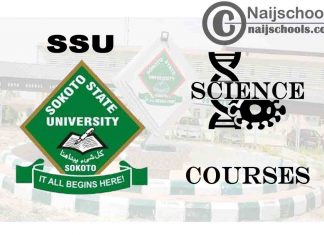 SSU Courses for Science Students to Study; Full List
