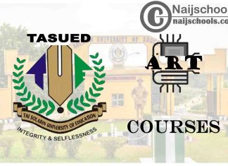 TASUED Courses for Art Students to Study; Full List