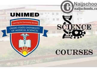 UNIMED Courses for Science Students to Study; Full List
