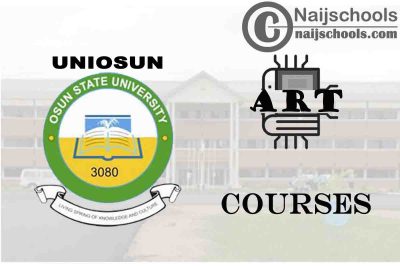 UNIOSUN Courses for Art Students to Study; Full List