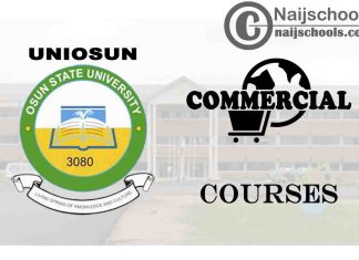 UNIOSUN Courses for Commercial Students to Study