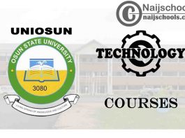 UNIOSUN Courses for Technology & Engine Students