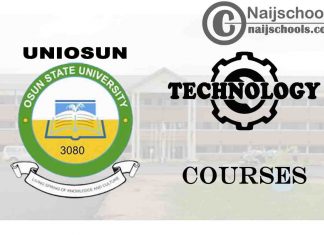 UNIOSUN Courses for Technology & Engine Students