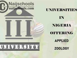Universities in Nigeria Offering Applied Zoology