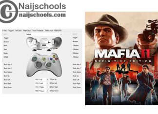Mafia II: Definitive Edition X360ce Settings for Joypad