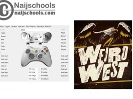 Weird West X360ce Settings for Any PC Gamepad