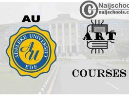 Adeleke University Courses for Art Students to Study