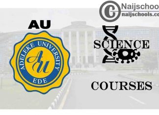 Adeleke University Courses for Science Students
