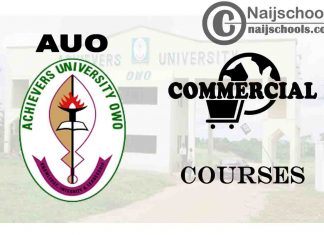 Achievers University Courses for Commercial Students