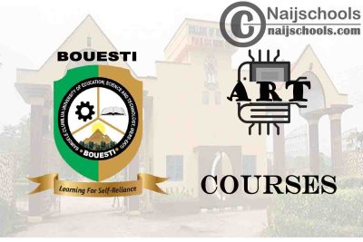 BOUESTI Courses for Art Students to Study; Full List 