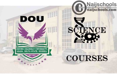 DOU Courses for Science Students to Study; Full List