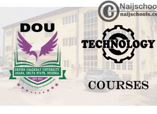 DOU Courses for Technology & Engineering Students