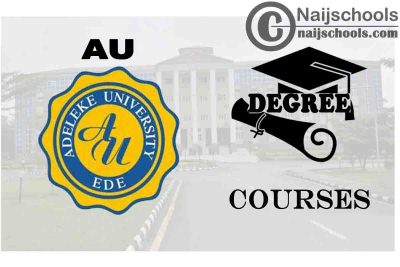 Degree Courses Offered in Adeleke University