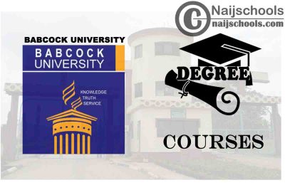 Degree Courses Offered in Babcock University