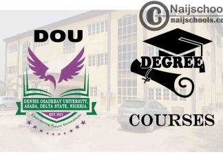 Degree Courses Offered in DOU for Students to Study