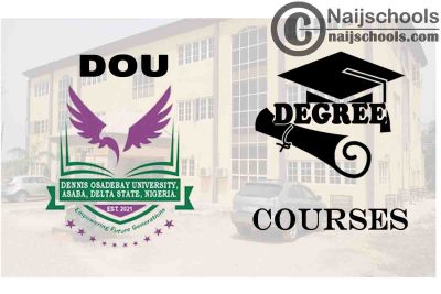 Degree Courses Offered in DOU for Students to Study