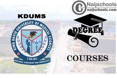Degree Courses Offered in KDUMS for Students