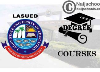 Degree Courses Offered in LASUED for Students