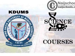 KDUMS Courses for Science Students to Study; Full List