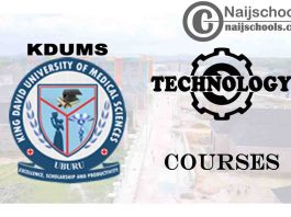 KDUMS Courses for Technology & Engineering Students
