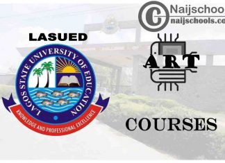 LASUED Courses for Art Students to Study; Full List