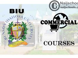BIU Courses for Commercial Students to Study; Full List