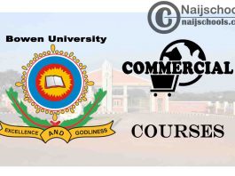 Bowen University Courses for Commercial Students