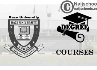 Degree Courses Offered in Baze University for Students
