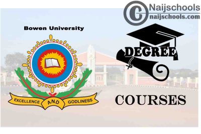 Degree Courses Offered in Bowen University