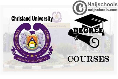 Degree Courses Offered in Chrisland University