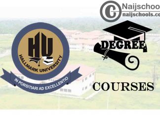 Degree Courses Offered in Hallmark University