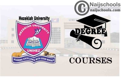 Degree Courses Offered in Hezekiah University