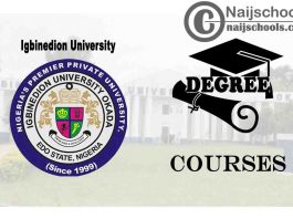 Degree Courses Offered in Igbinedion University