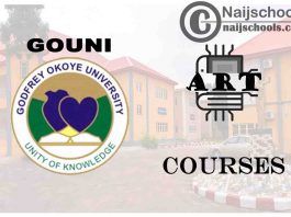GOUNI Courses for Art Students to Study; Full List