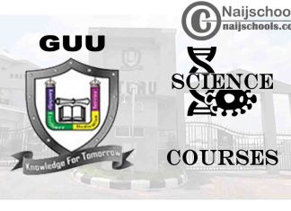 Gregory University Courses for Science Students