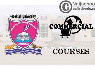 Hezekiah University Courses for Commercial Students