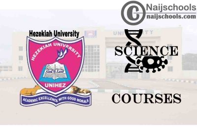 Hezekiah University Courses for Science Students