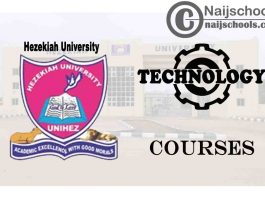 Hezekiah University Courses for Technology Students
