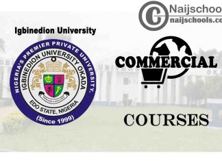 Igbinedion University Courses for Commercial Students