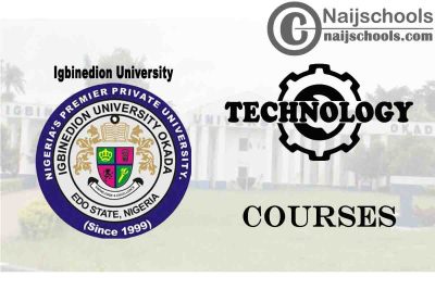 Igbinedion University Courses for Technology Students