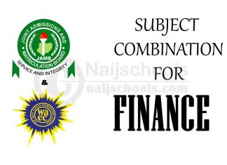 JAMB & WAEC Subject Combination for Finance