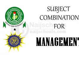 JAMB & WAEC Subject Combination for Management