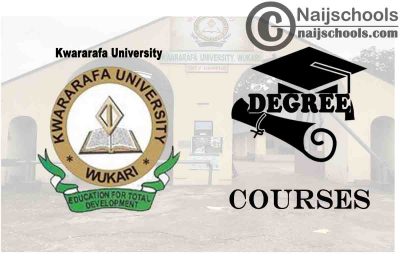 Degree Courses Offered in Kwararafa University