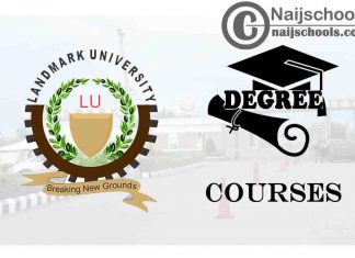 Degree Courses Offered in Landmark University