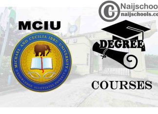 Degree Courses Offered in MCIU for Students